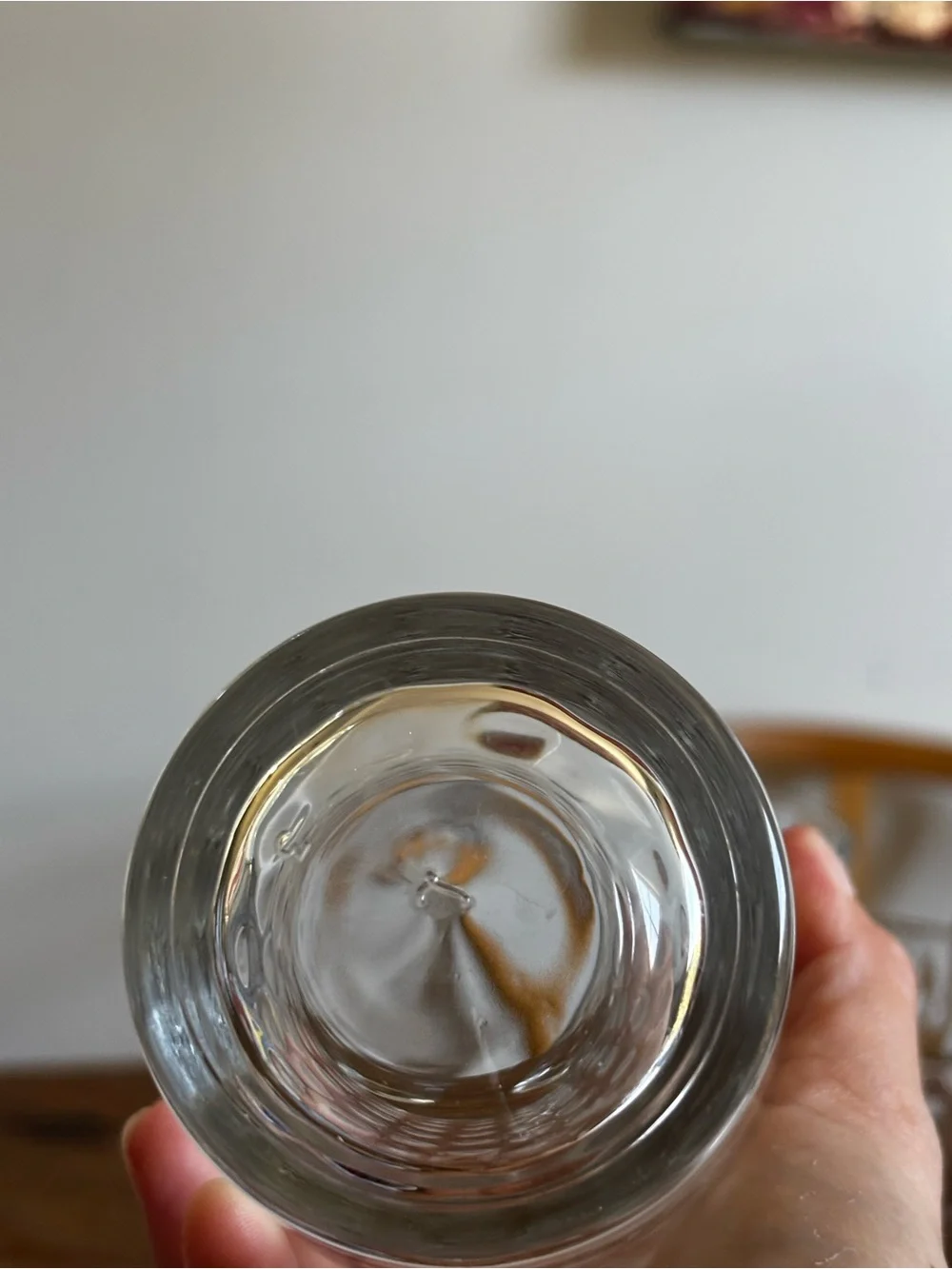 Clear Textured Glass Tumbler Set - 4 Pack